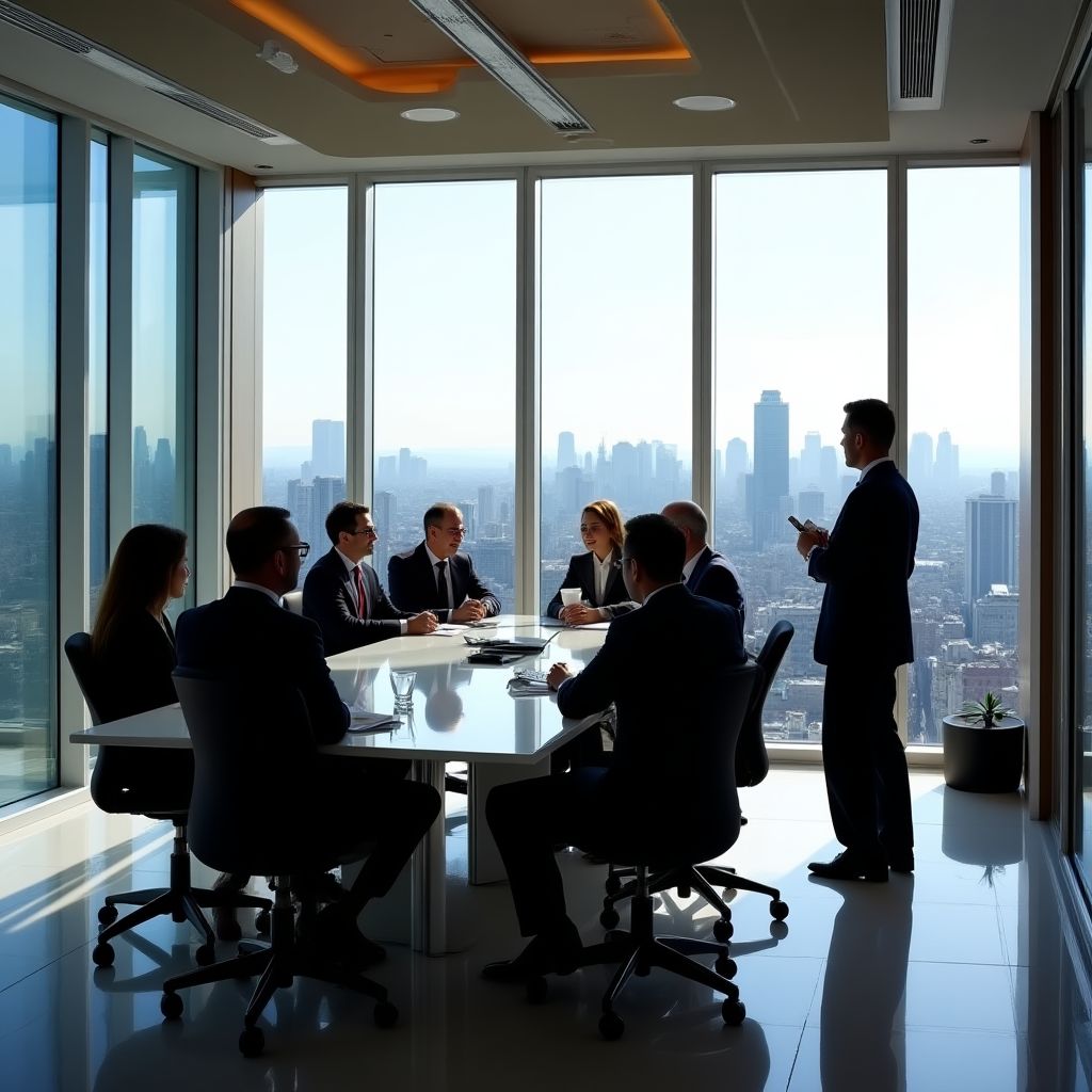 Equipo de FinanCierre en oficina principal